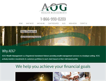 Tablet Screenshot of aogwealth.com